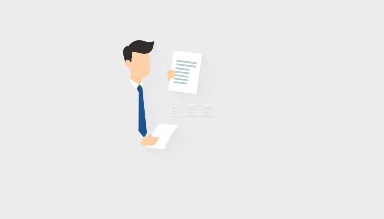 商務(wù)人士制作報表 圖標符號、平面現(xiàn)代網(wǎng)頁設(shè)計與長陰影空間的全新方案