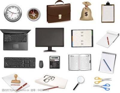 儀器儀表元素在辦公用品圖片素材中的創意應用